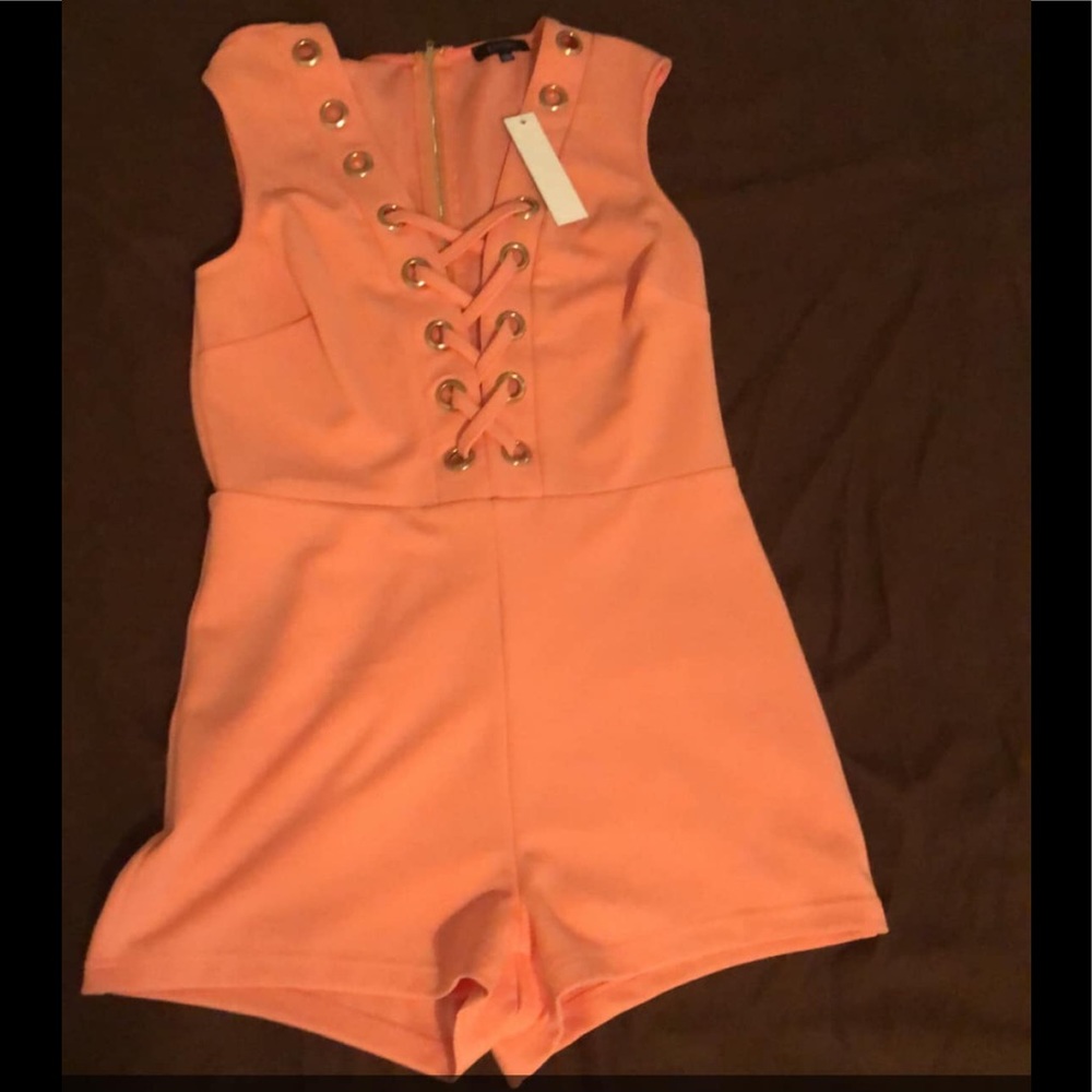 Peach romper